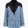 Denim Patchwork Blazer>MICAS New