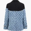 Denim Patchwork Blazer>MICAS New