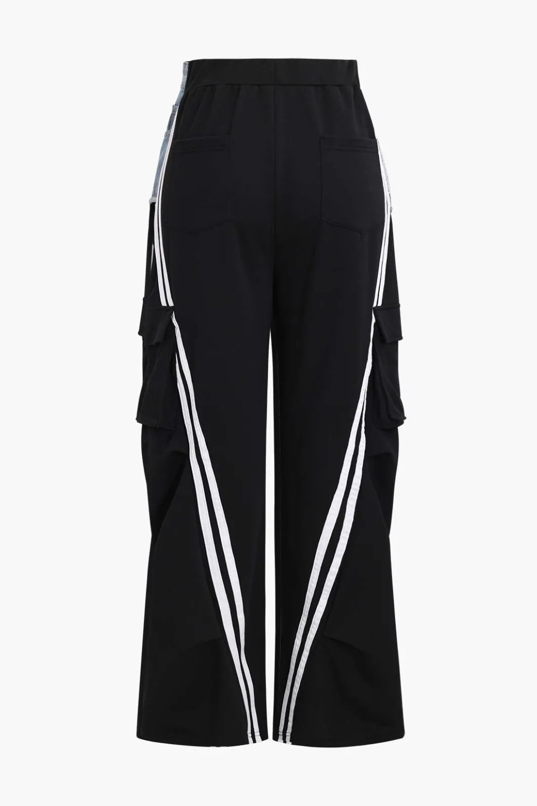 Denim Patchwork Pocket Trousers>MICAS Hot