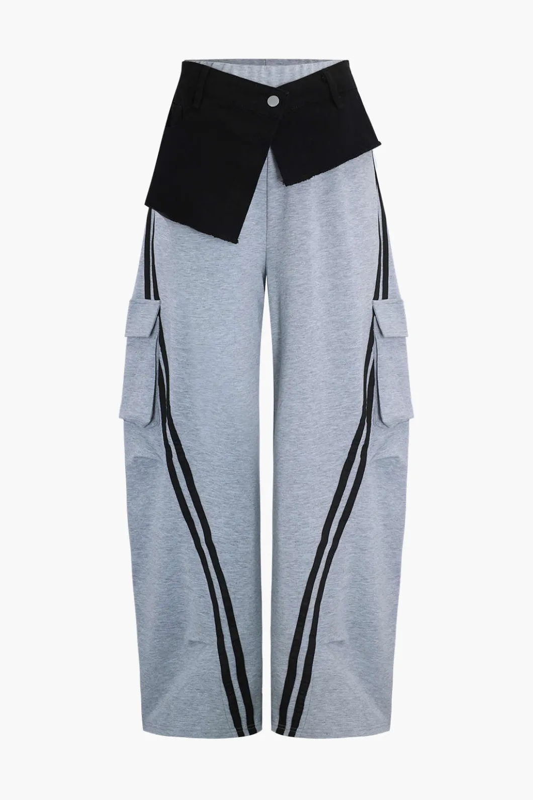 Denim Patchwork Pocket Trousers>MICAS Hot