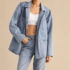 Denim Pocket Buttons Long Sleeve Outerwear>MICAS Clearance