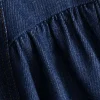Denim Ruched Button High Waist Skirt>MICAS Discount