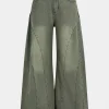 Denim Washed Wide Leg Jean>MICAS Online