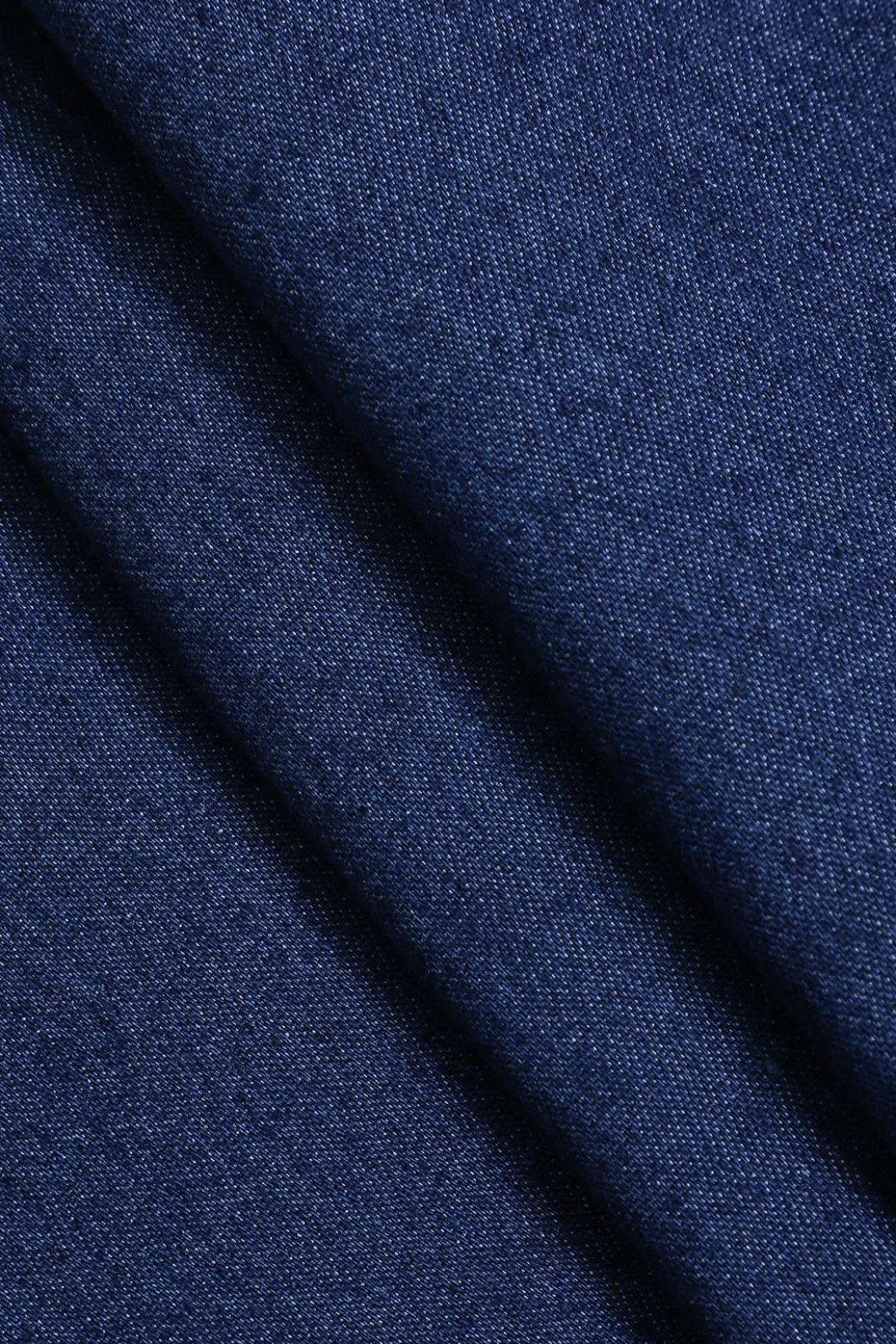 Denim Zipper Patchwork Jacket And Trousers Set>MICAS Fashion