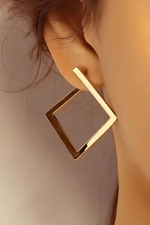 Diamond-Shaped Earrings>MICAS Fashion