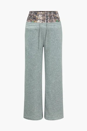 Double Waisted Wide Leg Pants>MICAS New