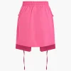 Drawstring Flap Pocket Skirt>MICAS New