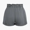 Drawstring Rolled Hem Shorts>MICAS Best