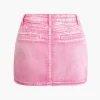 Faded Flap Pocket Cargo Denim Mini Skirt>MICAS Discount