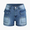 Faded Pocket Denim Shorts>MICAS Sale