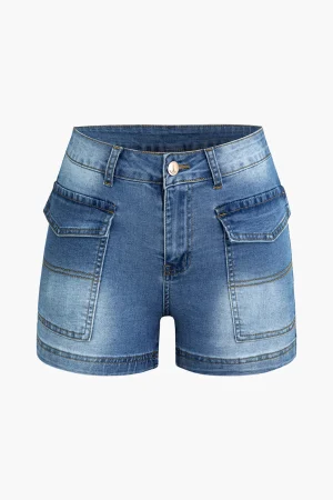 Faded Pocket Denim Shorts>MICAS Sale