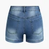 Faded Pocket Denim Shorts>MICAS Sale