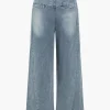 Faded Wide Leg Jeans>MICAS Outlet