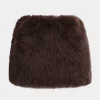 Faux Fur Button Mini Skirt>MICAS Discount