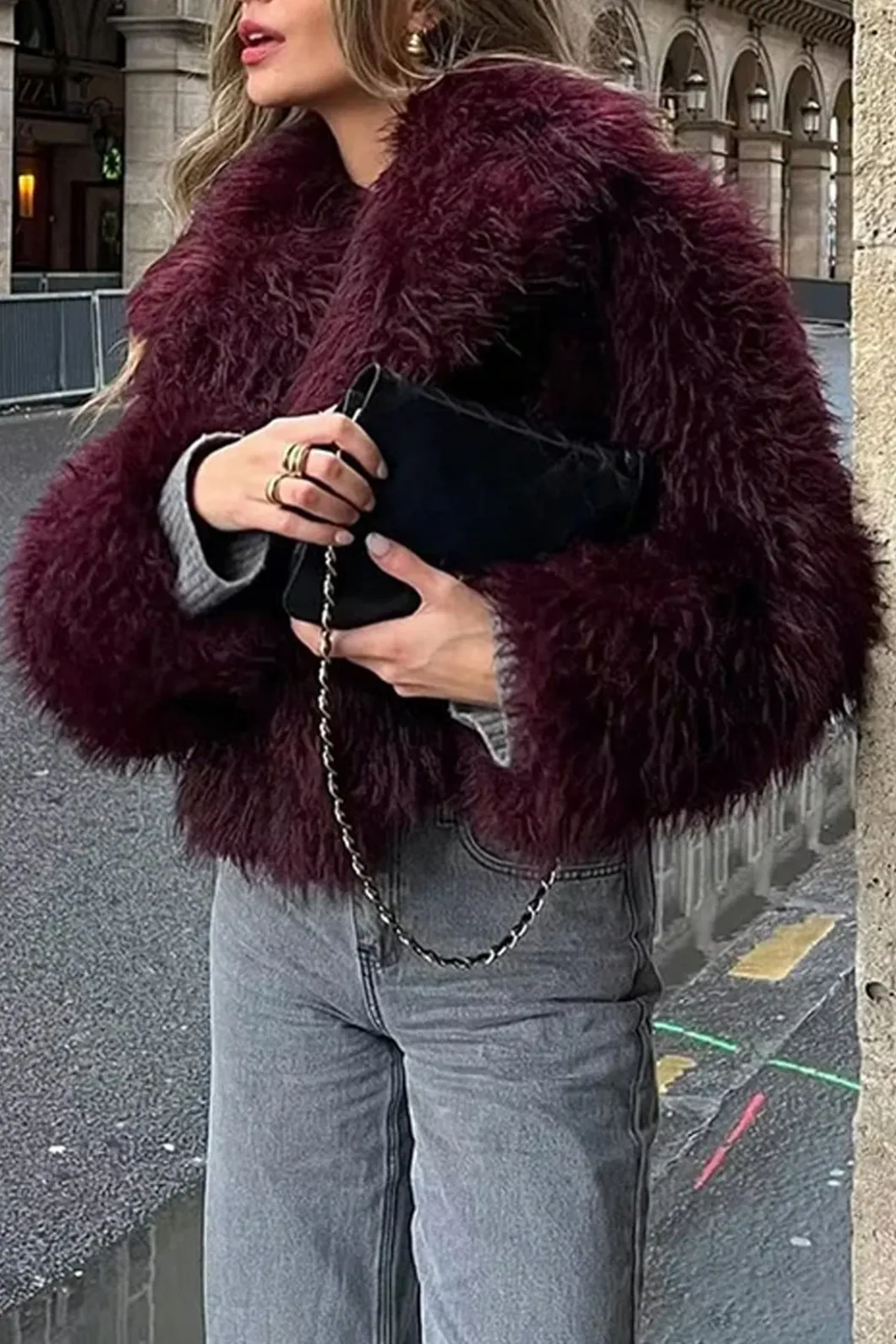 Faux Fur Jacket>MICAS Clearance