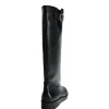 Faux Leather Chunky Heel Round Toe Mid Calf Boots>MICAS Discount