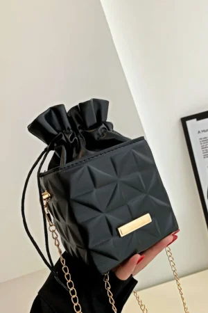 Faux Leather Cross-Body Bag>MICAS Online