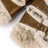 Faux Leather Faux Fur Slippers>MICAS Outlet