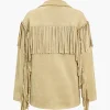 Faux Leather Fringe Jacket>MICAS Best