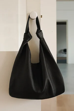 Faux Leather Knot Shoulder Bag>MICAS Discount