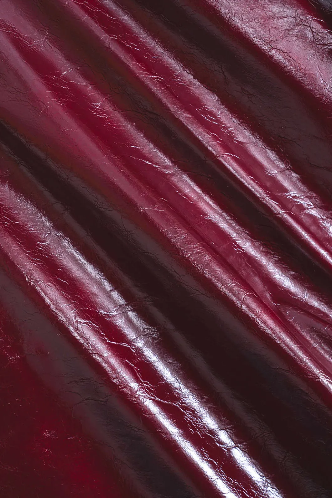 Faux Leather Patchwork Jeans>MICAS Clearance