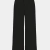 Faux Leather Patchwork Trousers>MICAS New