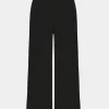 Faux Leather Patchwork Trousers>MICAS New