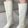 Faux Leather Pointed Toe Thin Heel Knee-High Mid Calf Boots>MICAS Best