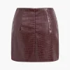 Faux Leather Skirt>MICAS New