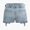 Flap Pocket Cargo Denim Shorts>MICAS Clearance