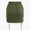 Flap Pocket Cargo Mini Skirt>MICAS Clearance