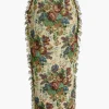 Floral Fringe Zipper Skirt>MICAS Sale
