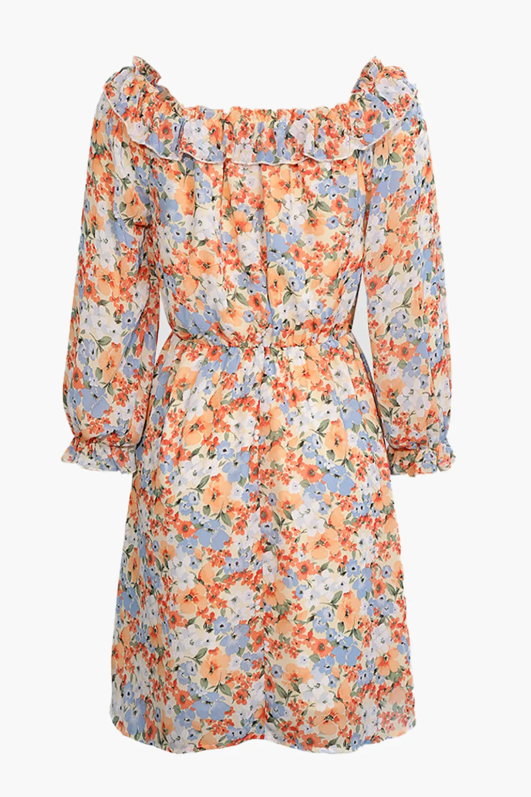 Floral Off The Shoulder Mini Dress>MICAS New