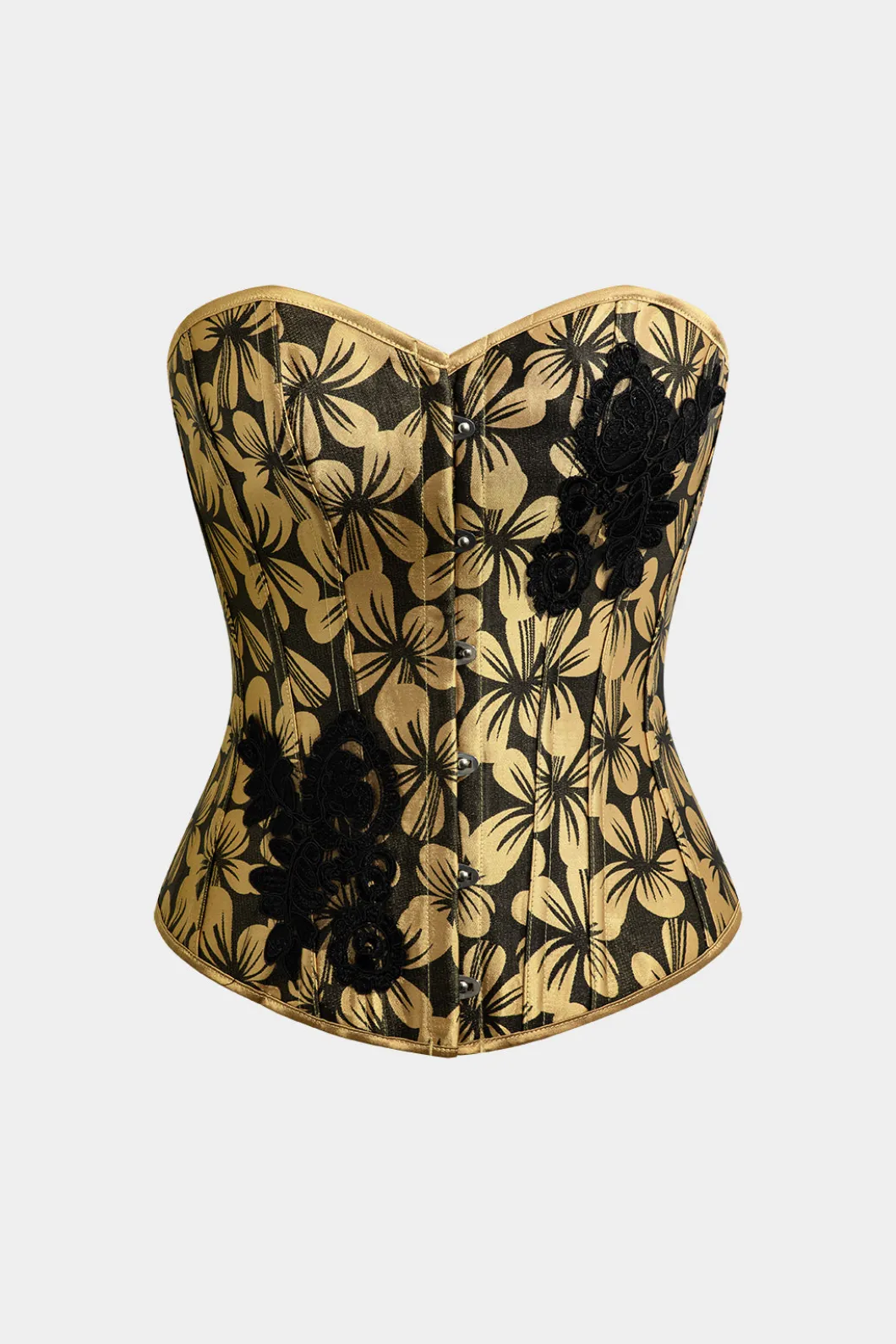 Floral Print Appliques Tube Top>MICAS Sale