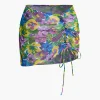 Floral Print Bikini Set With Matching Skirt Cover Up And Headscarf>MICAS Sale