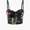 Floral Print Bustier Top>MICAS Sale