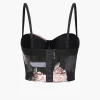 Floral Print Bustier Top>MICAS Sale