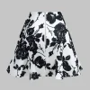 Floral Print Buttoned Long-Sleeve Shirt And Skirt Set>MICAS Online