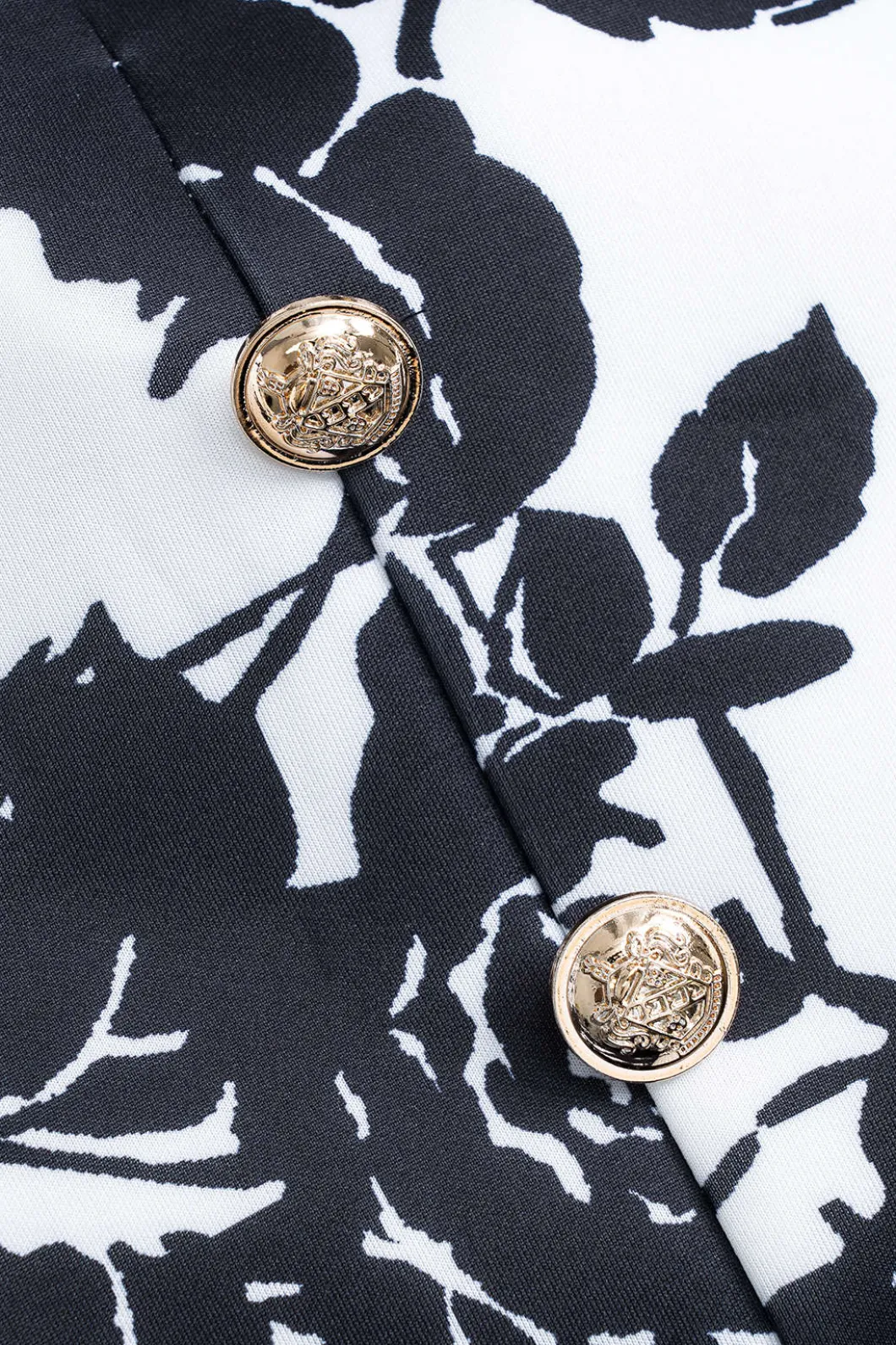 Floral Print Buttoned Long-Sleeve Shirt And Skirt Set>MICAS Online