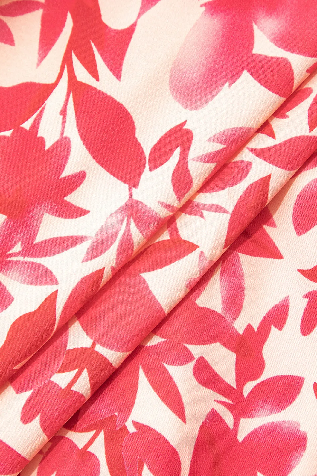 Floral Print Criss Cross Backless Slit Midi Dress>MICAS Online