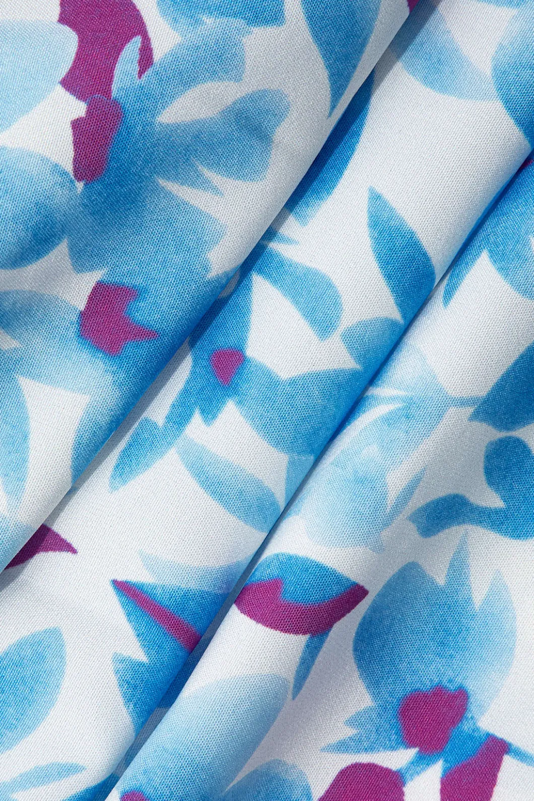 Floral Print Criss Cross Backless Slit Midi Dress>MICAS Online