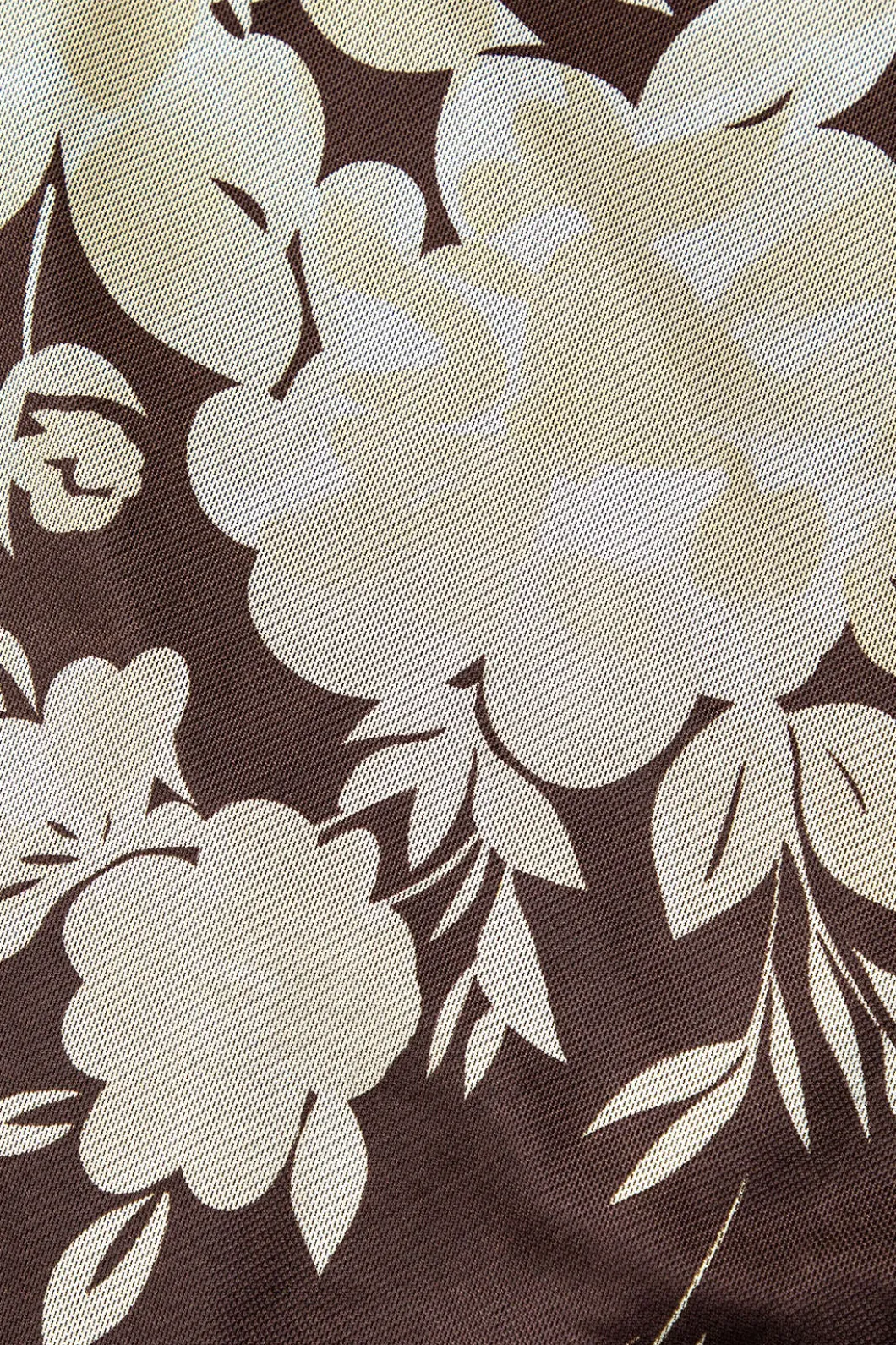 Floral Print Lace Trim Slit Maxi Dress>MICAS Sale