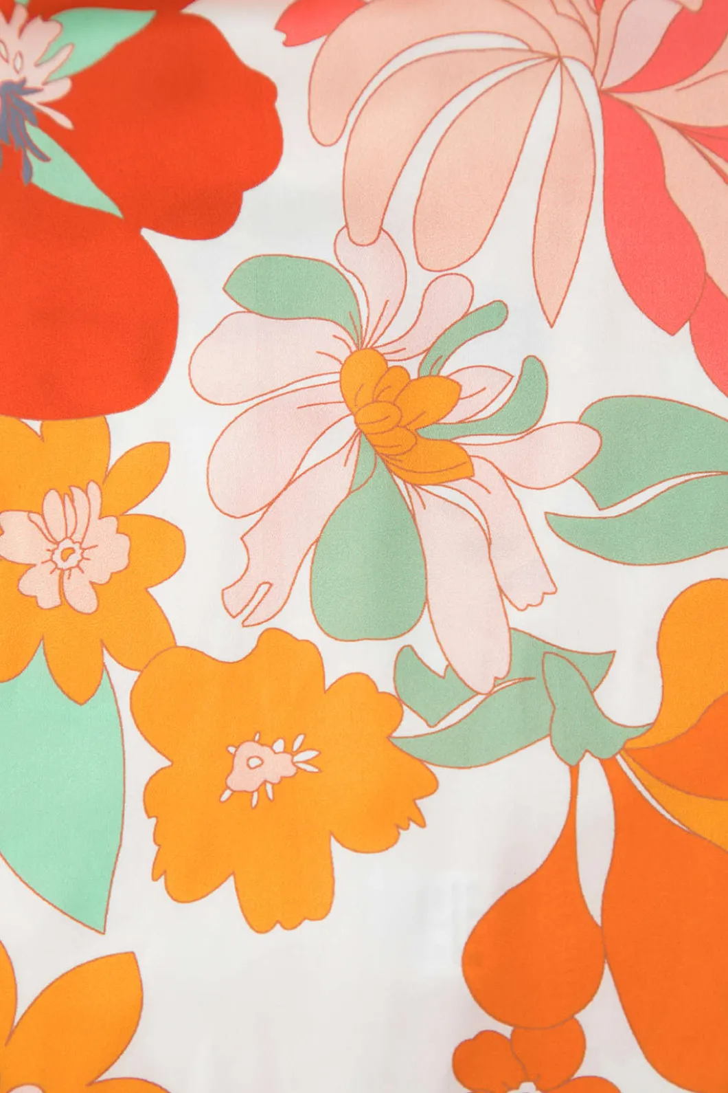 Floral Print Lace Trim V-neck Maxi Dress>MICAS Best