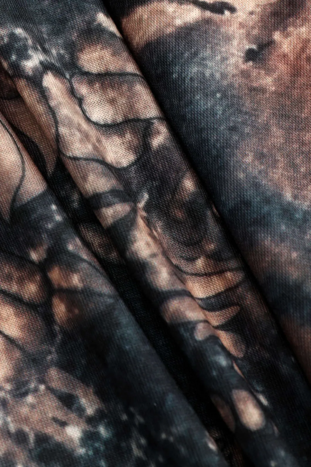 Floral Print Mesh Patchwork Asymmetric Hem Skirt>MICAS Discount