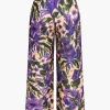 Floral Print Wide-Leg Pants>MICAS Hot