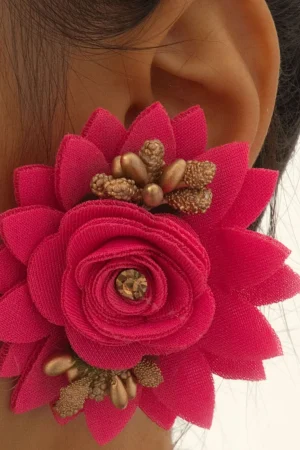 Flower Decor Earrings>MICAS Discount