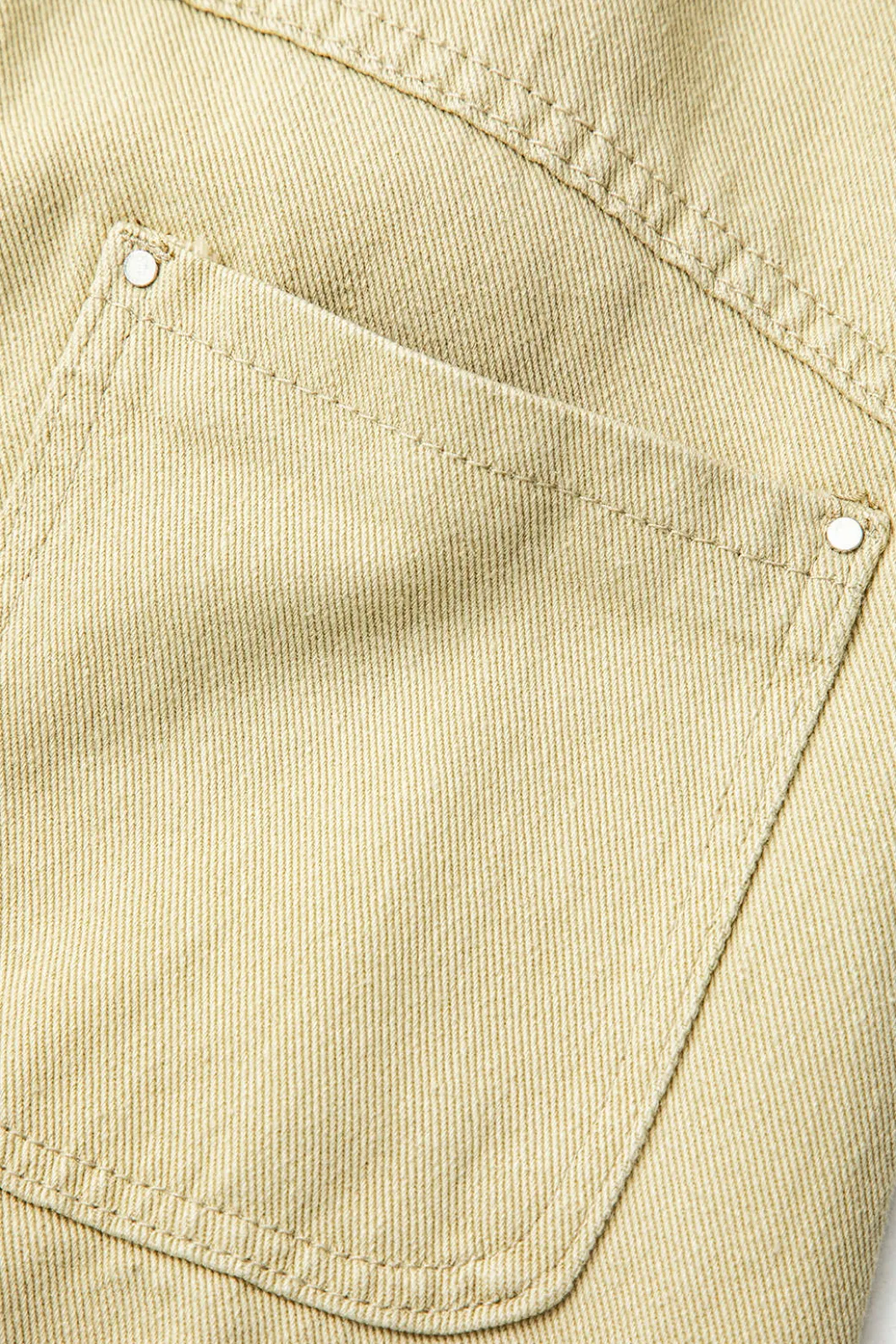 Frayed Waist Rivet Decor Straight Leg Pants>MICAS Outlet