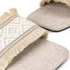 Fringed Weave Beach Slides>MICAS Outlet