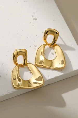 Geometric Design Drop Earrings>MICAS Hot