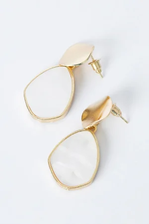 Geometric Pearl Earrings>MICAS Outlet